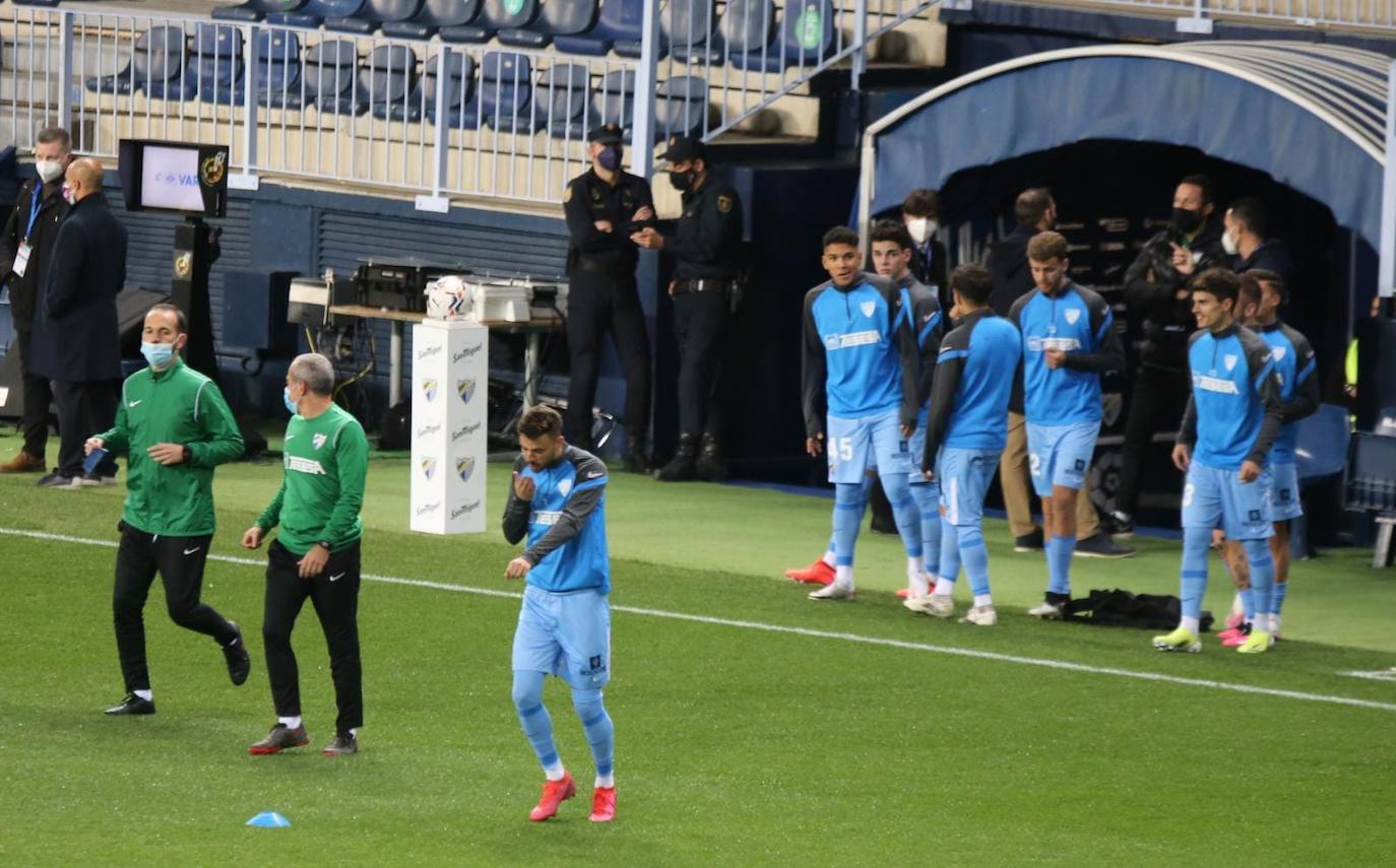 El Málaga, obligado a remontar desde los primeros minutos 