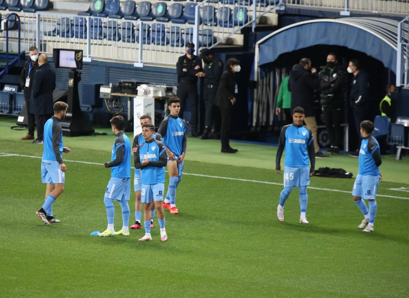 El Málaga, obligado a remontar desde los primeros minutos 