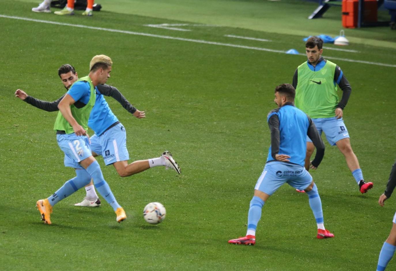 El Málaga, obligado a remontar desde los primeros minutos 