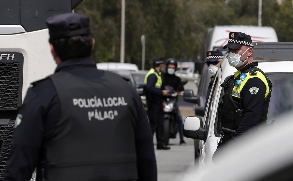 Imagen de archivo de un control policial 