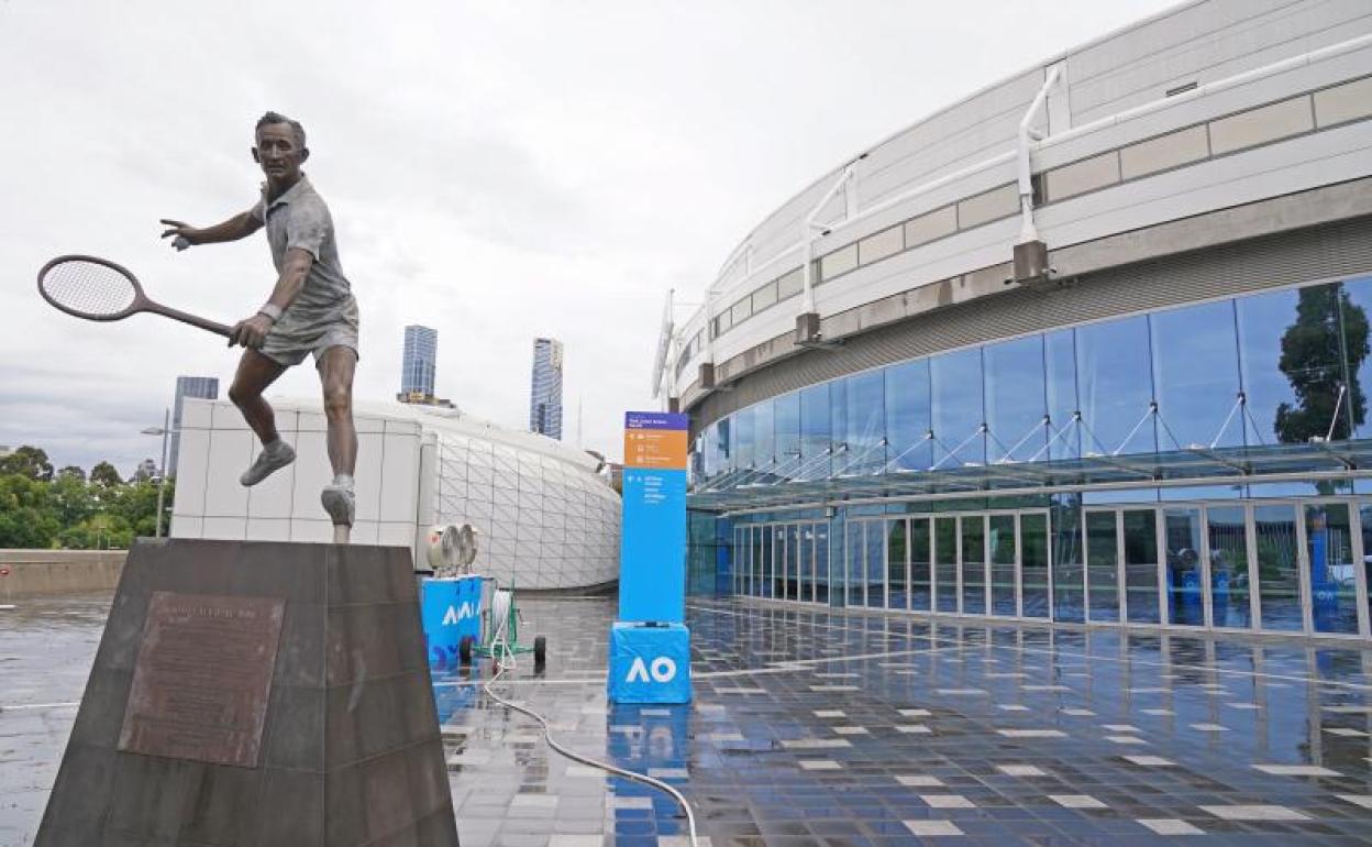 Vista exterior del Rod Laver Arena. 