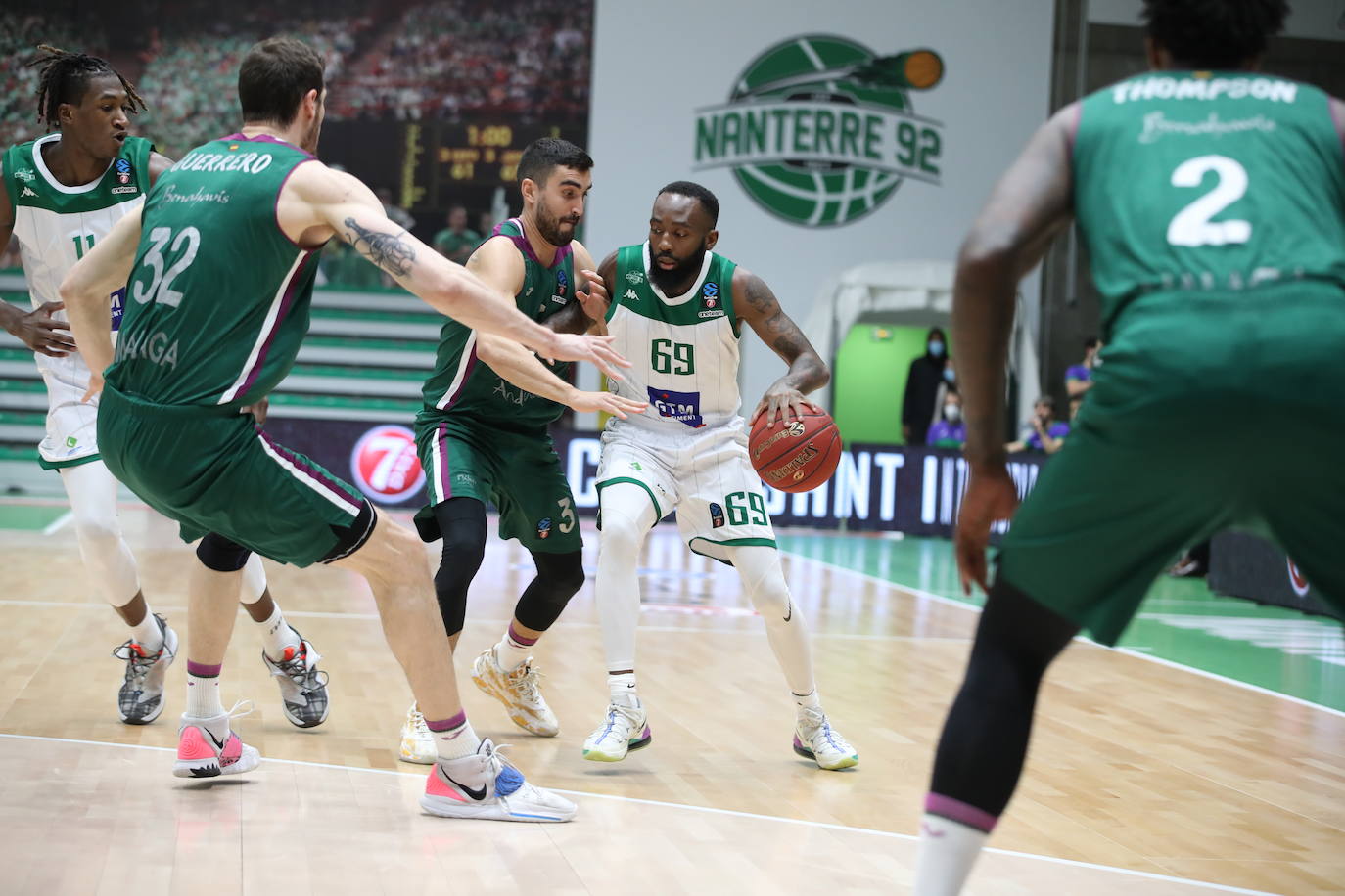 Fotos: La mejores imágenes del Nanterre-Unicaja