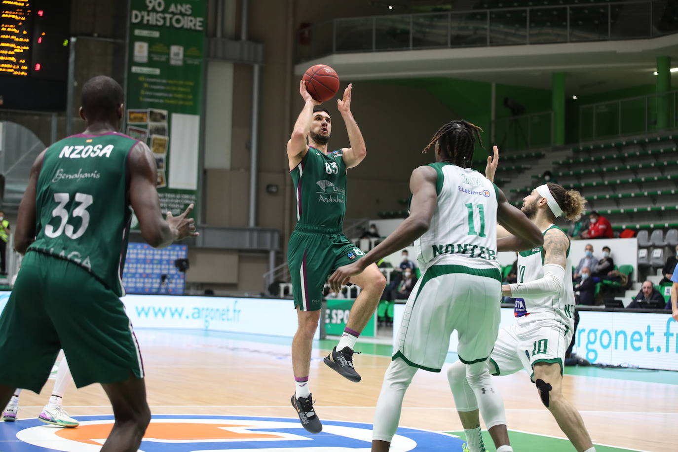 Fotos: La mejores imágenes del Nanterre-Unicaja