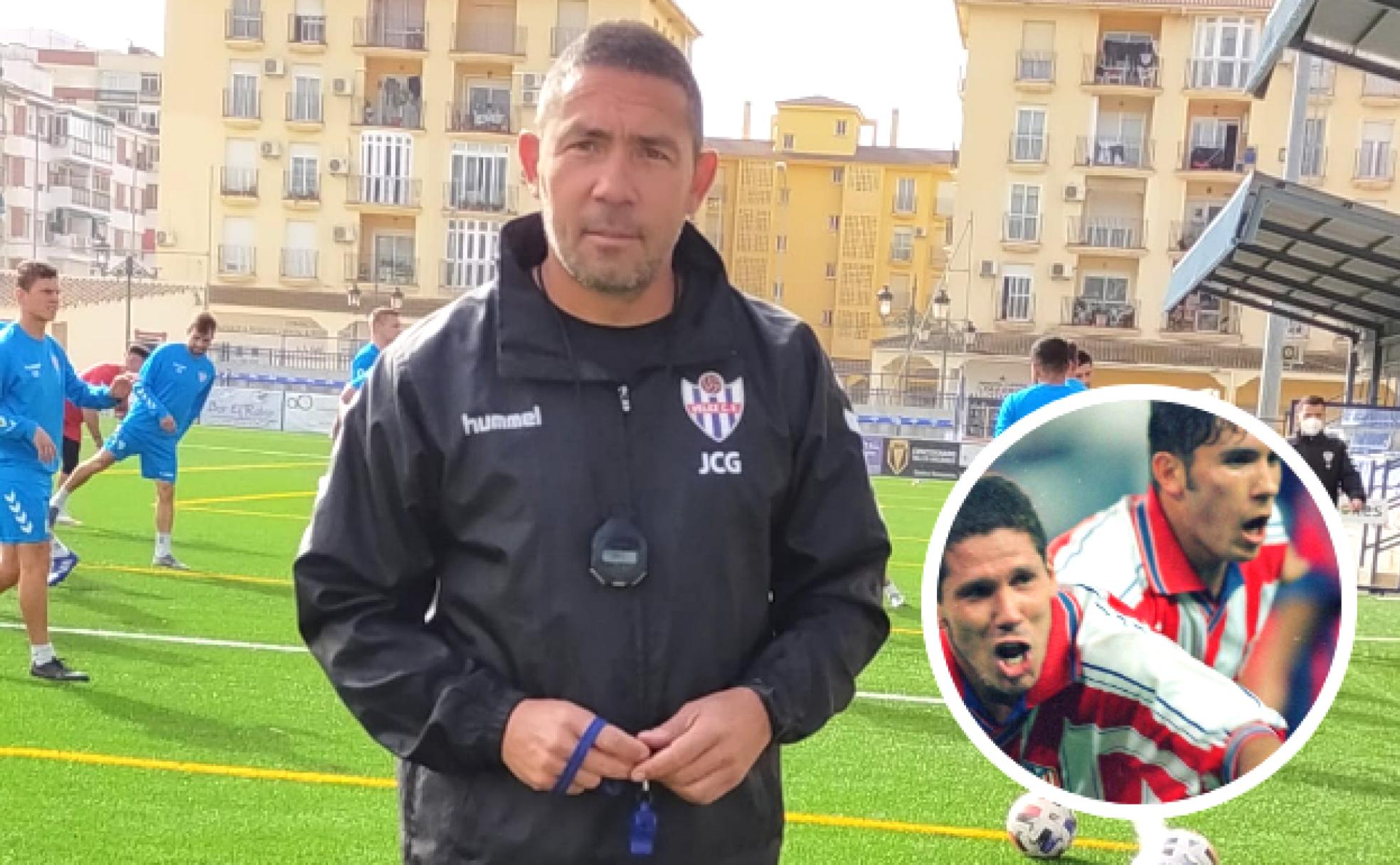 Juan Carlos posa ayer para SUR en el Vivar Téllez. 