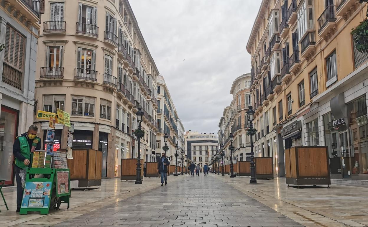 Situación del Centro de Málaga con el cierre