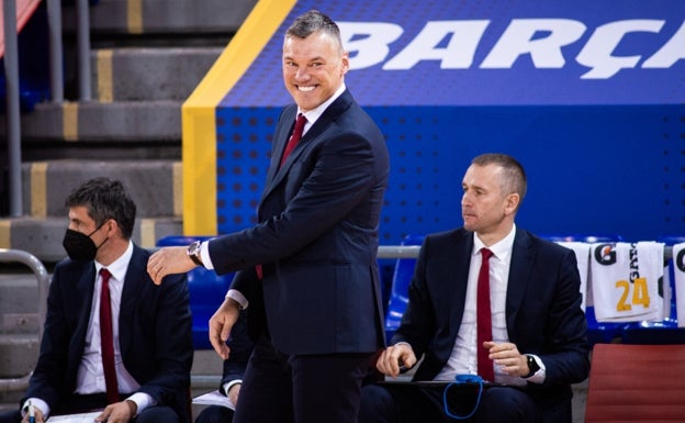 Jasikevicius: «El Unicaja piensa que en cuarenta minutos nos puede ganar; es la única verdad que existe»