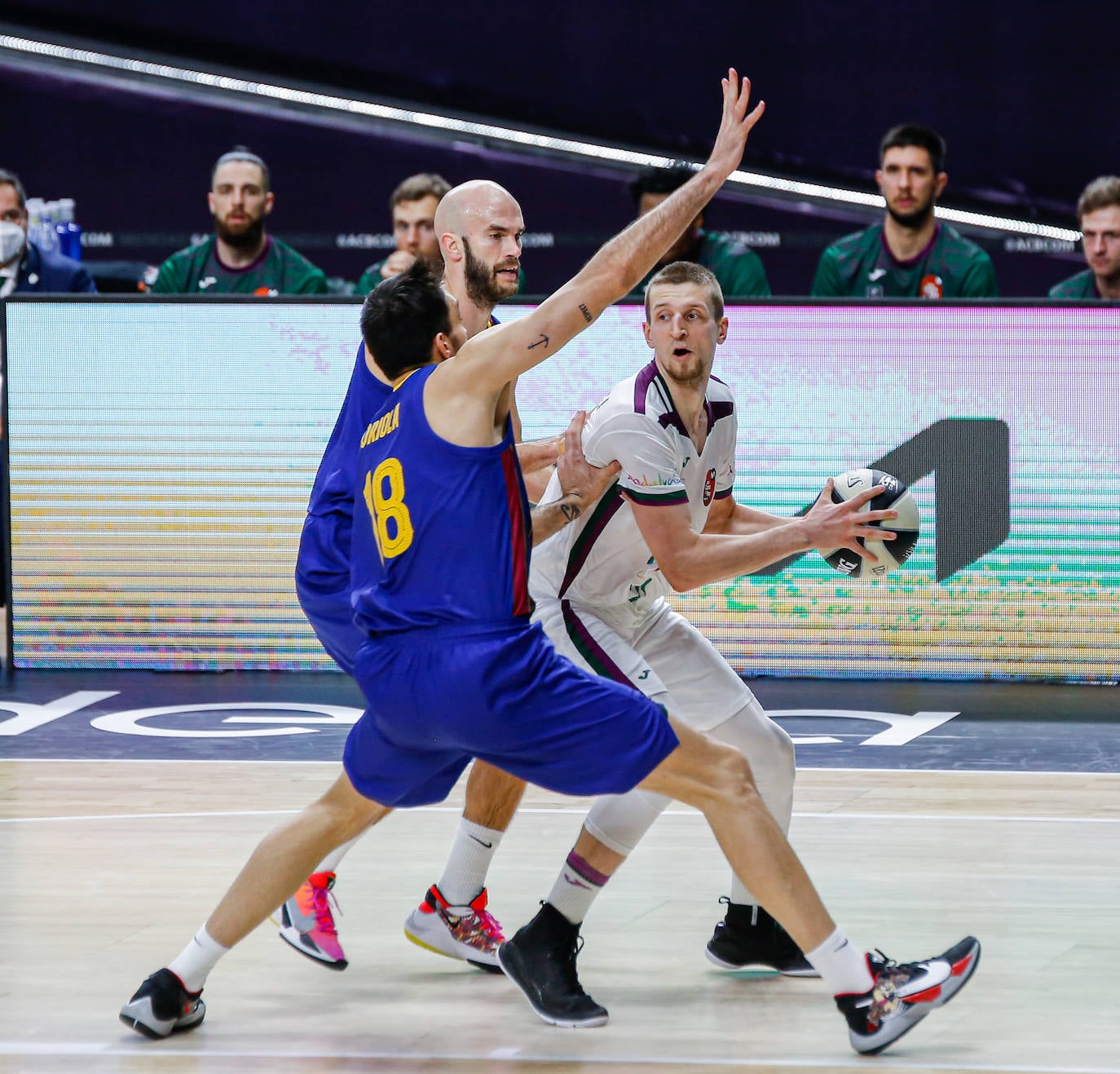 La Copa del Rey 2021 se disputa hasta el domingo en el pabellón Wizink Center de la capital madrileña 