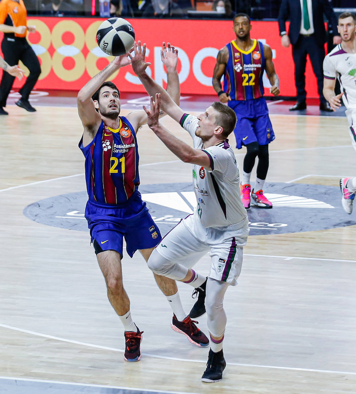 La Copa del Rey 2021 se disputa hasta el domingo en el pabellón Wizink Center de la capital madrileña 