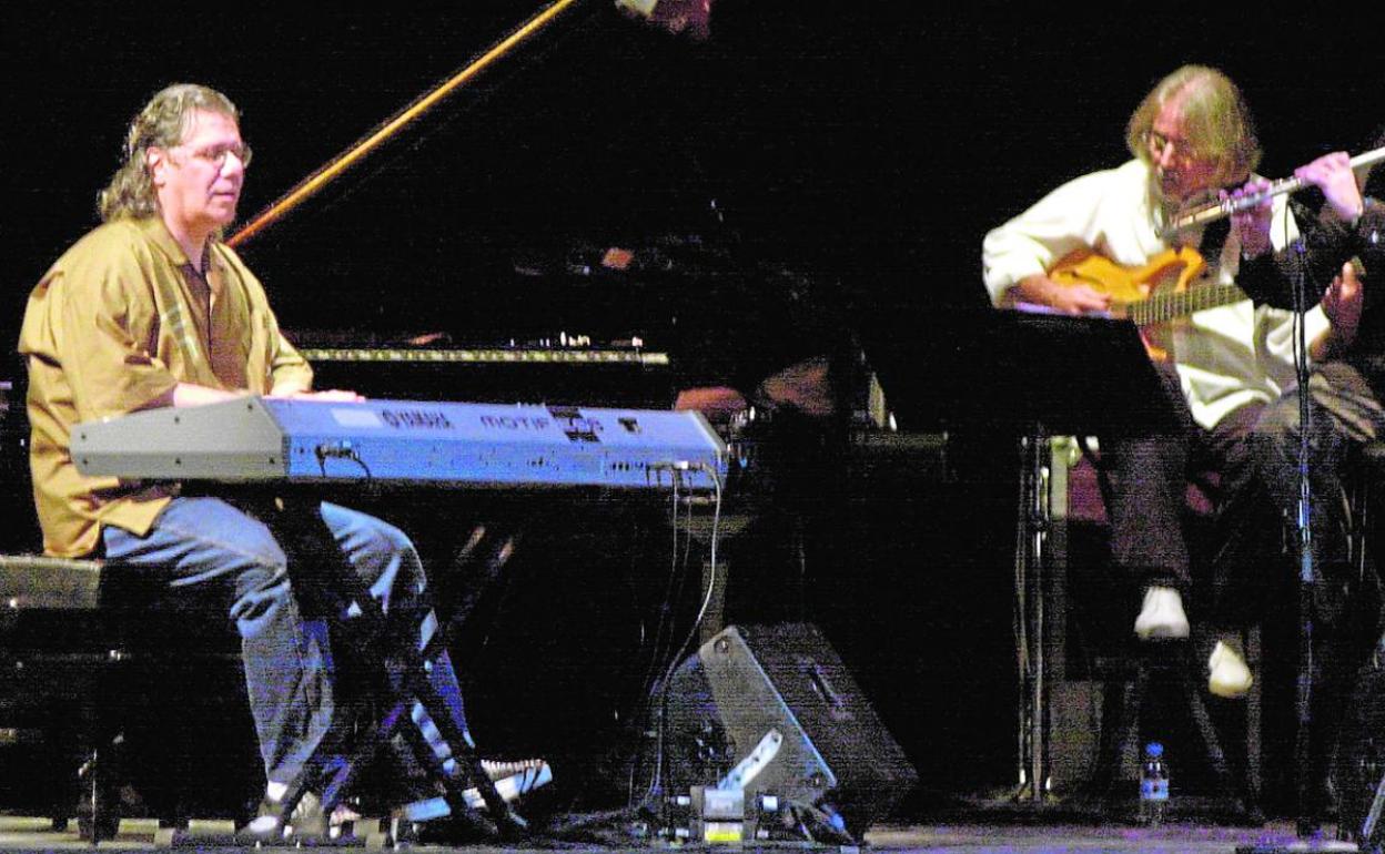 Chick Corea, en el Teatro Cervantes, en noviembre de 2005