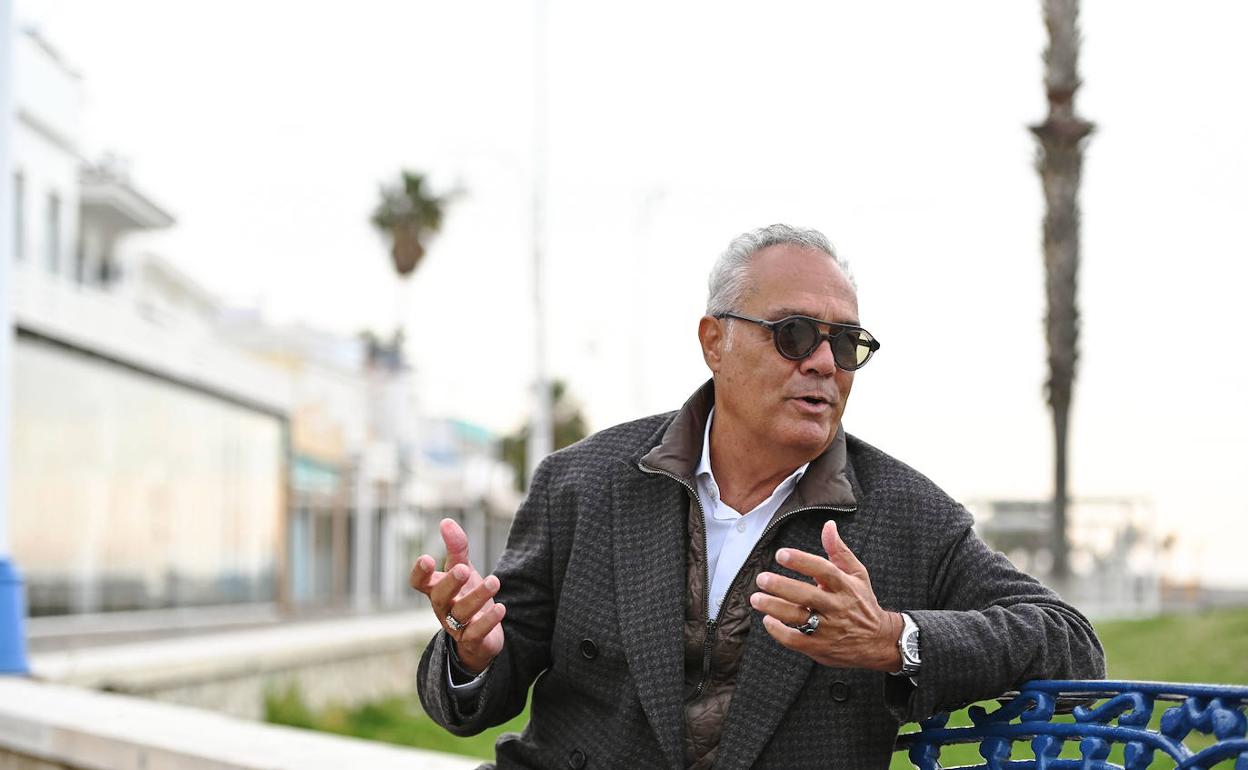 Mario Husillos, durante la entrevista. 