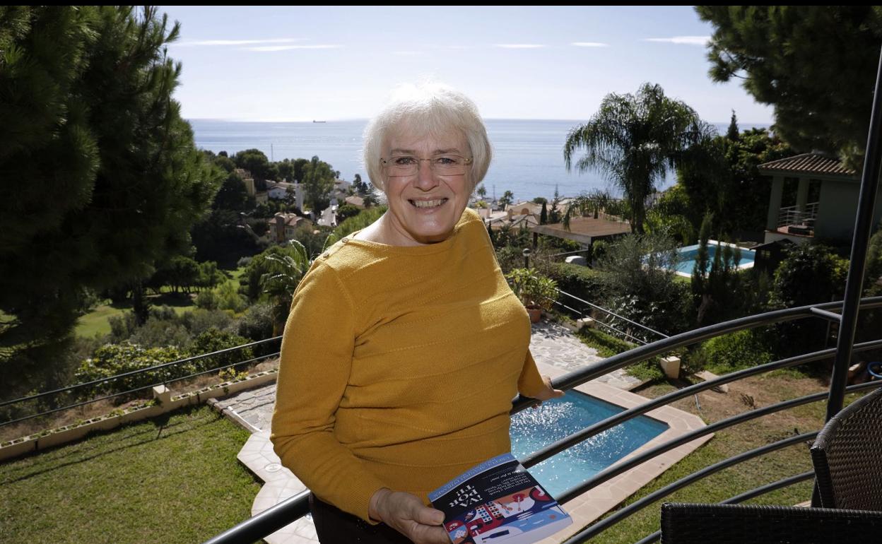 Liz Parry, en su casa de Málaga. 