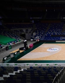 Imagen secundaria 2 - El Unicaja presume de su nueva cancha