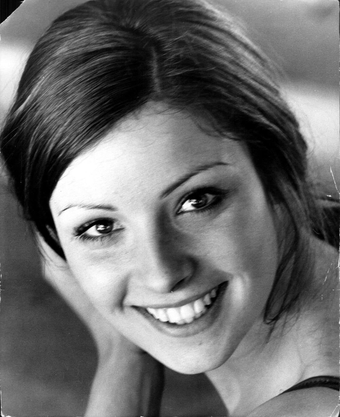 Bello primer plano de la malagueña en 1975.