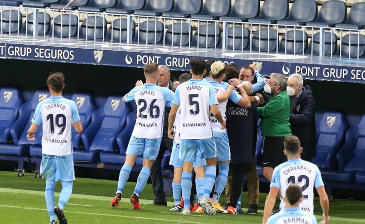 Galería: El Málaga gana al Rayo en La Rosaleda