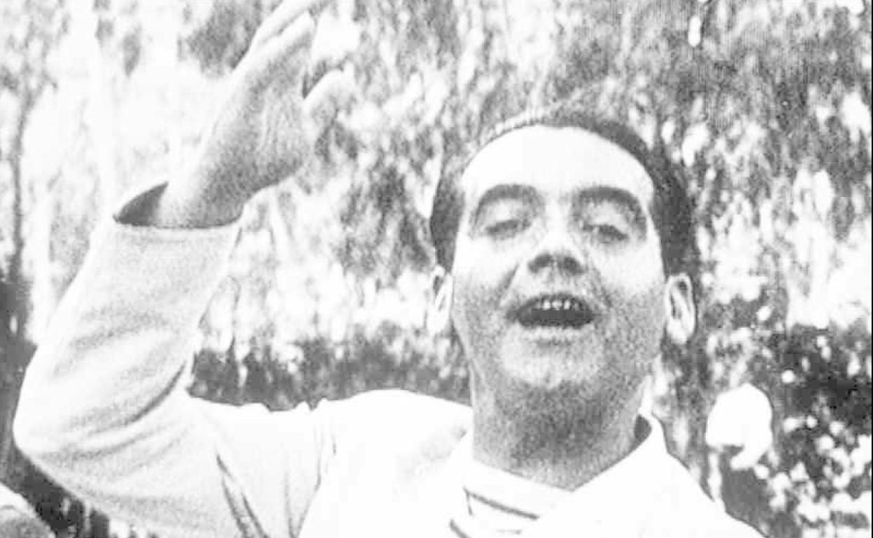 Federrico García Lorca en un retrato familiar. 
