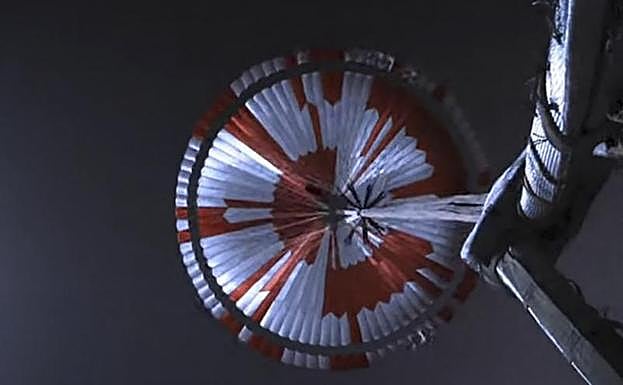 Así descendió y aterrizó en Marte el rover Perseverance de la NASA