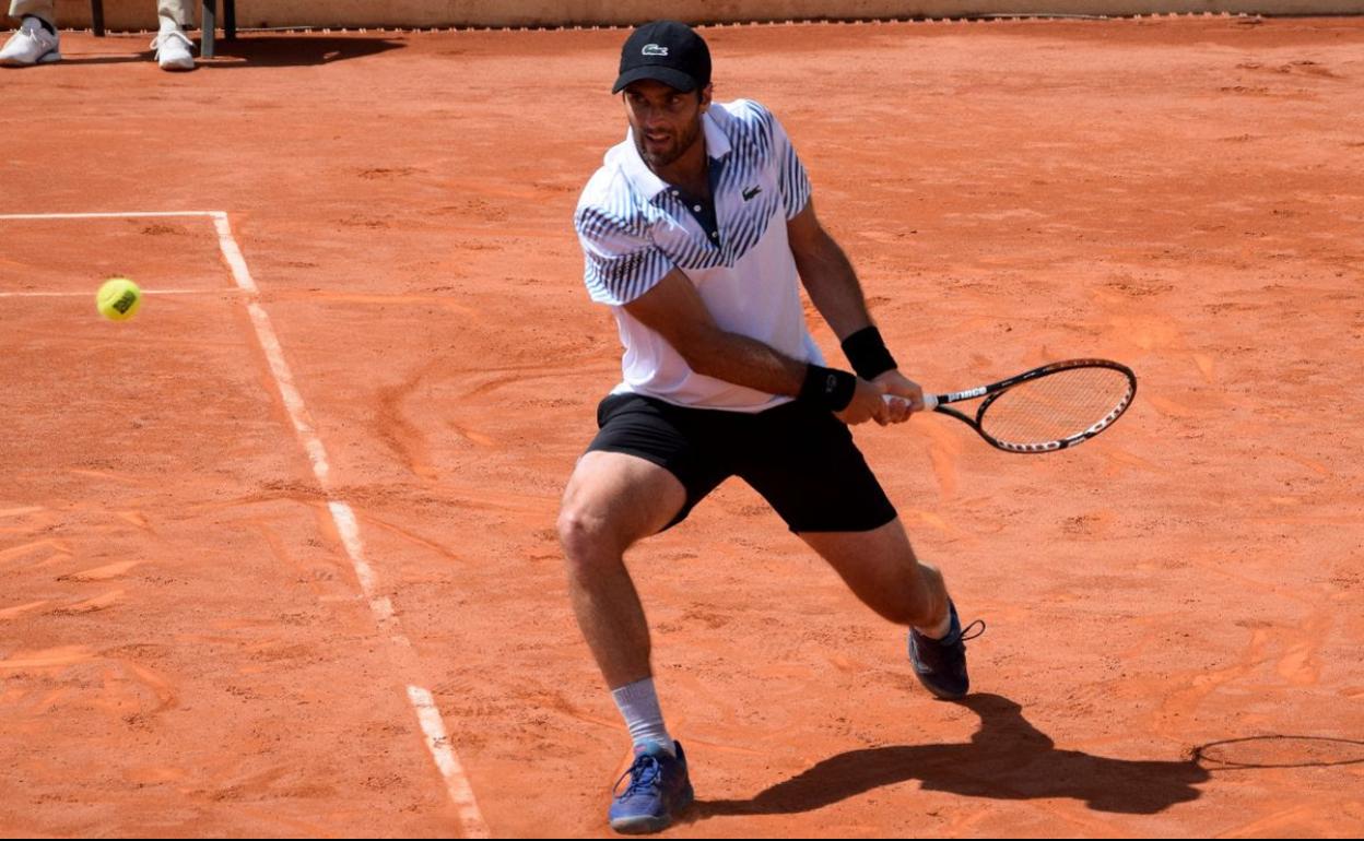 Pablo Andújar, en acción en Puente Romano. 