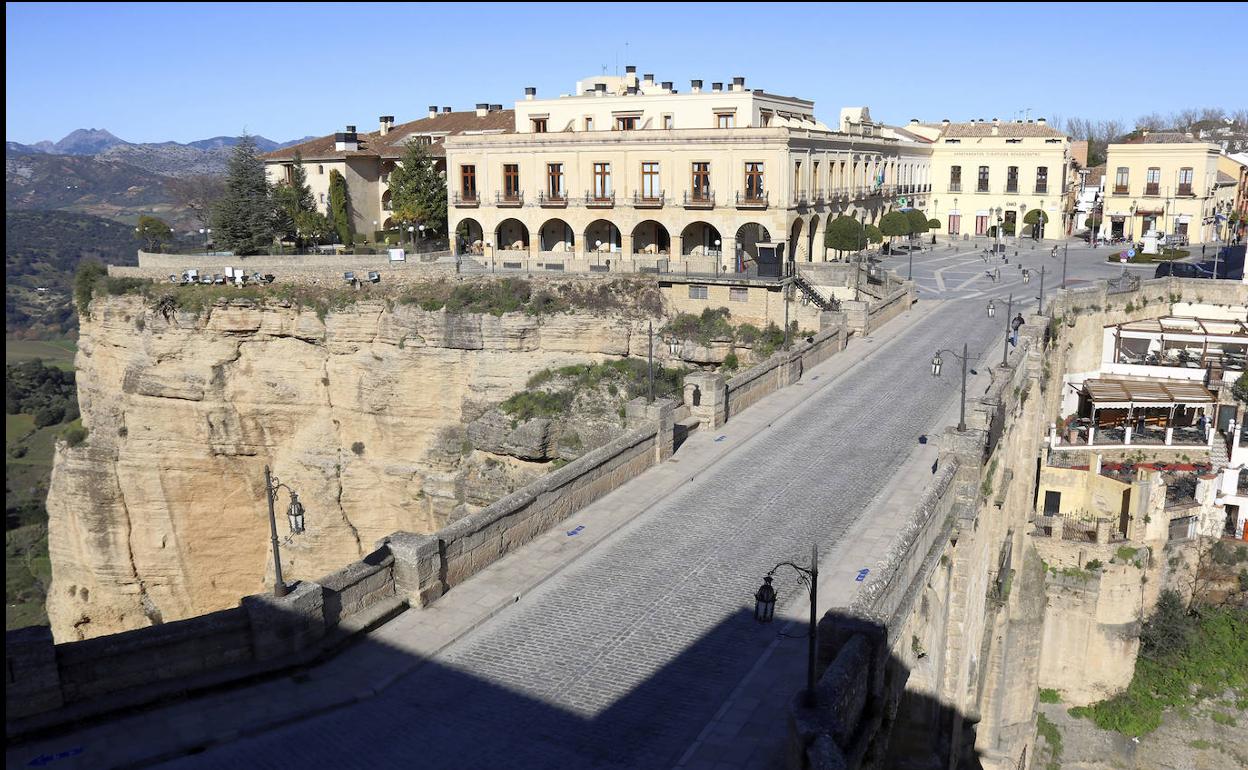 El Puente Nuevo, una de las zonas más visitadas de Ronda. 