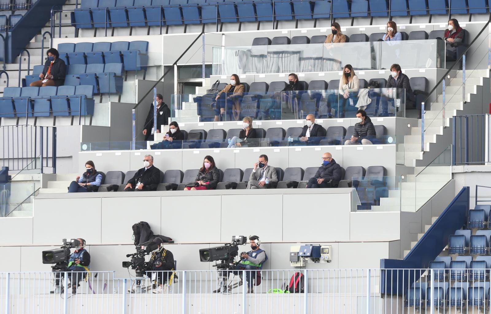 El encuentro en la Rosaleda, en imágenes