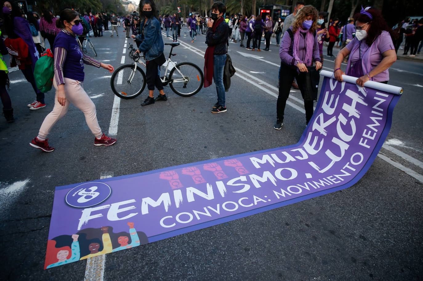 Baile feminista este 8-M por la tarde en el Paseo del Parque. 