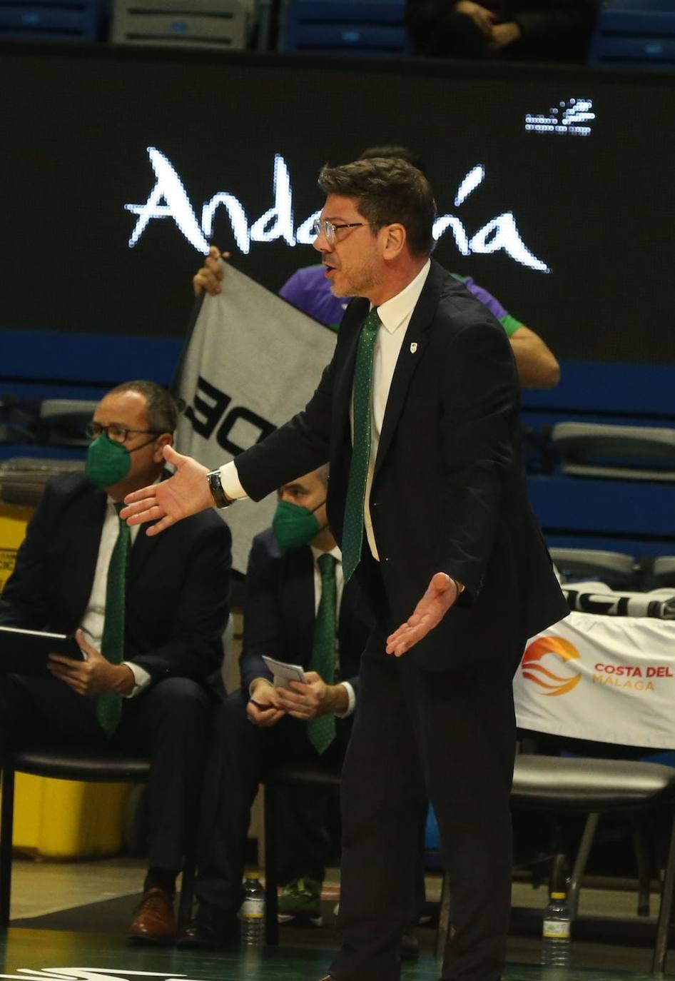 Derrota del Unicaja ante el Mónaco en el Carpena (89-98). 