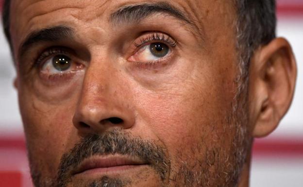 Luis Enrique Martínez, seleccionador español de fútbol. 