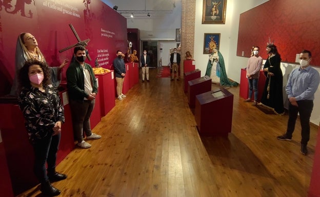 Imagen de la nueva exposición en el Museo de la Semana Santa veleña. 