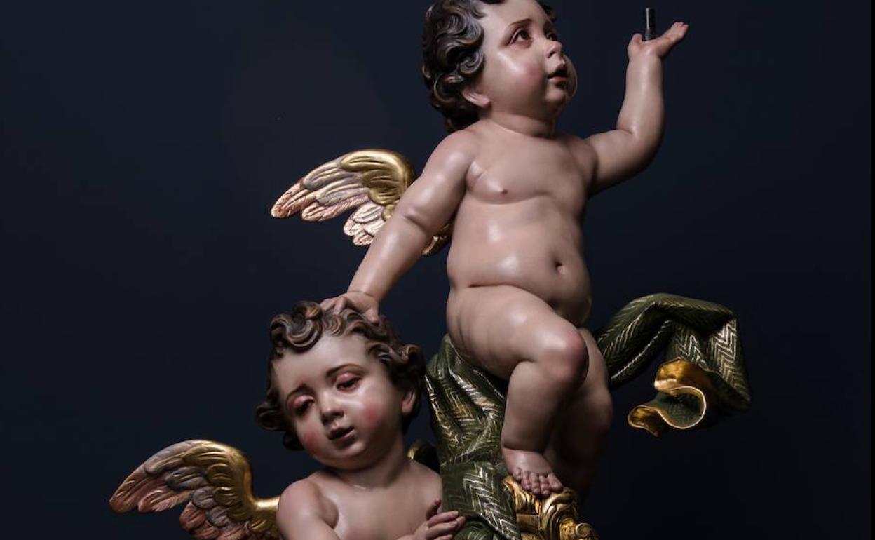 Detalle de la obra de Juan Vega para el trono del Cristo de la Misericordia. 