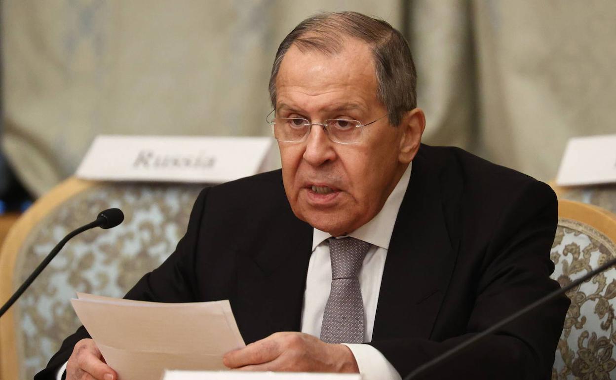 El ministro de Exteriores ruso, Serguéi Lavrov.