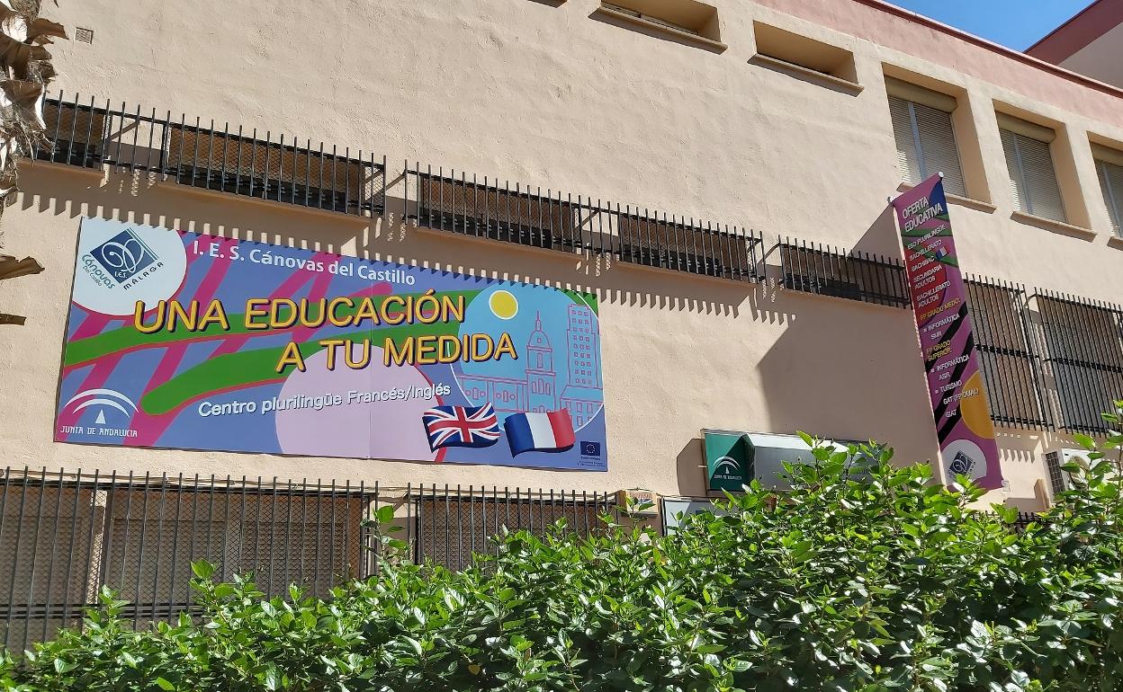 Instituto Cánovas del Castillo, de Málaga capital. 