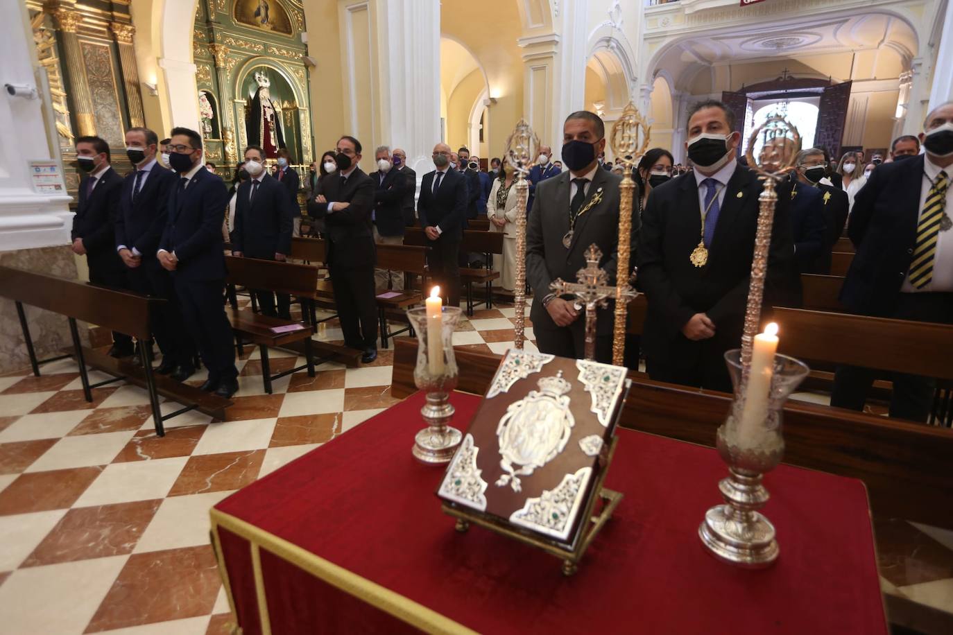 Misa de Palmas de Pollinica en la Iglesia de San Agustín.