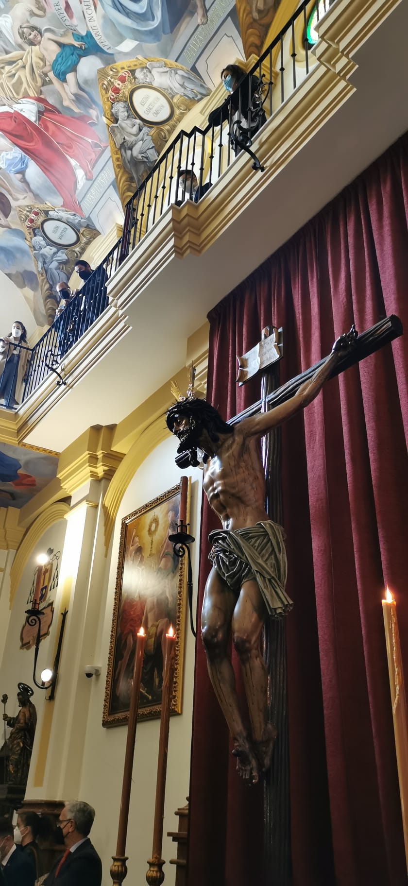 Santísimo Cristo de la Agonía y María Santísimade las Penas en el Oratorio de las Penas (Plazuela Virgen de las Penas).