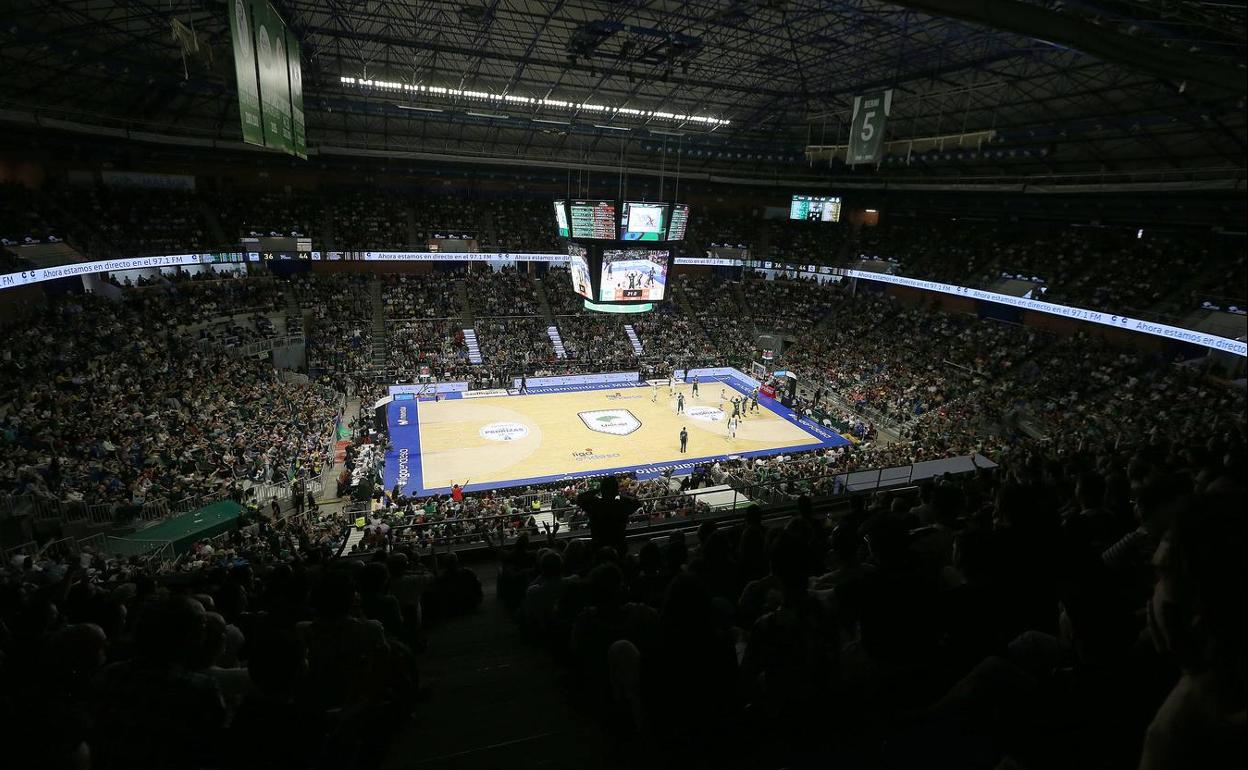 Imagen del Palacio de los Deportes lleno en un partido antes de la pandemia. 