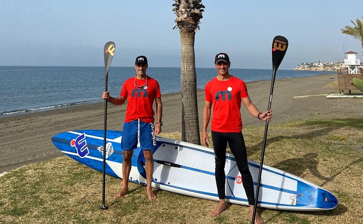 Los deportistas Carlos Rumbado y Carlos Toro. 