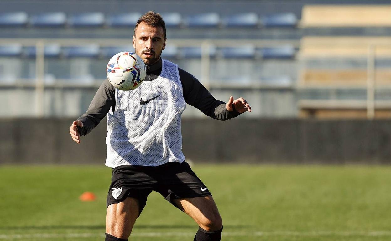 Orlando Sá, en un entrenamiento. 