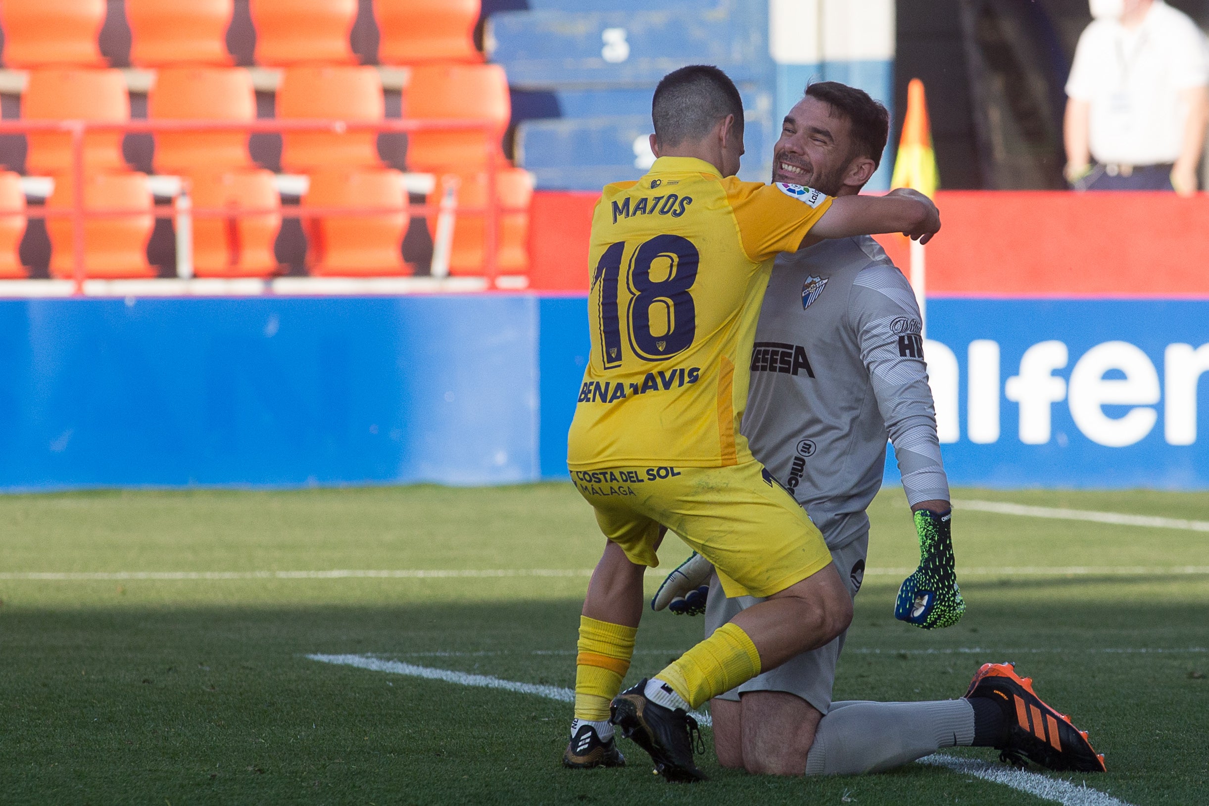 El Málaga sentenció en la recta final 