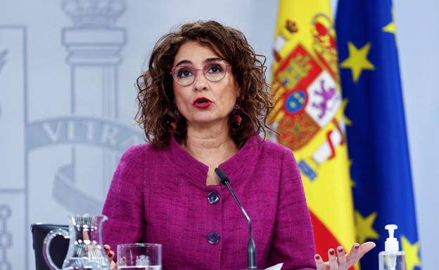 La portavoz del Gobierno y ministra de Hacienda, María Jesús Montero