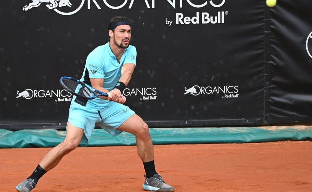 Fabio Fognini fue una de las decepciones, con una derrota rápida ante Jaume Munar. 