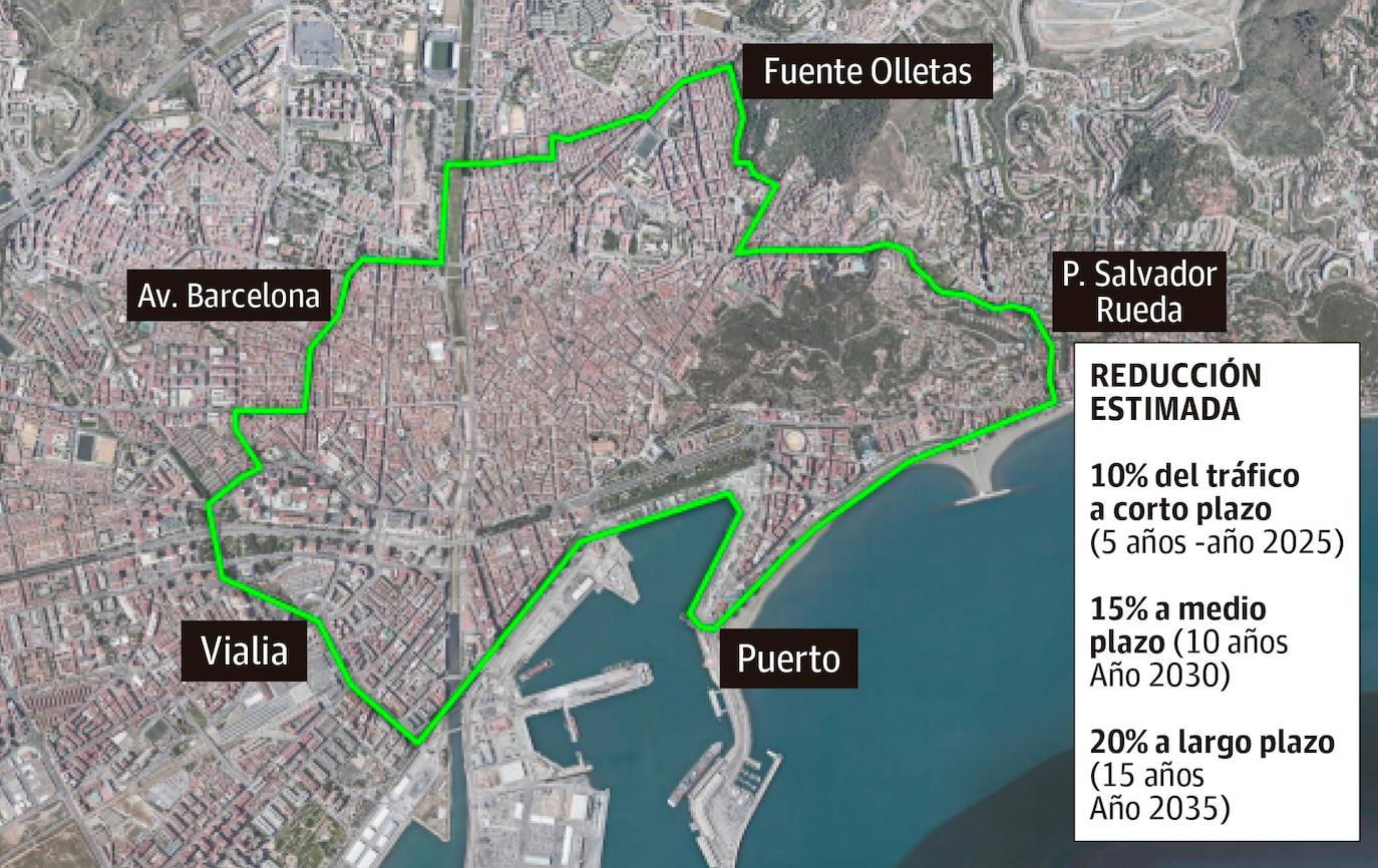 'Málaga Central' prevé sacar 20.000 coches al día de la zona en los primeros cinco años