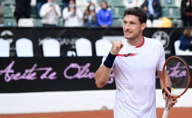 Pablo Carreño celebra su victoria. 