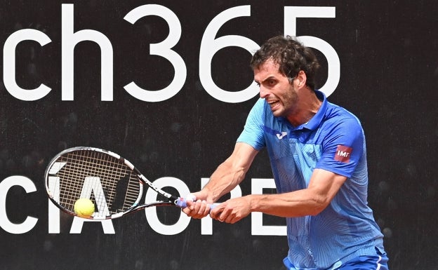 Albert Ramos, en el duelo ante Carreño. 