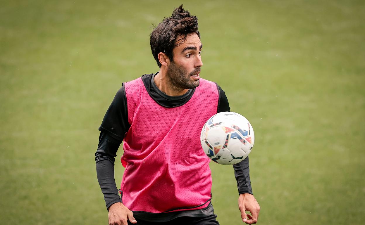 El jugador del Málaga, Alberto Escassi. 