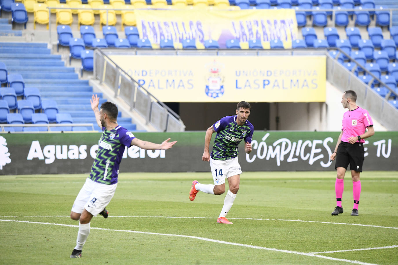 El Málaga empata en Las Palmas (1-1). 