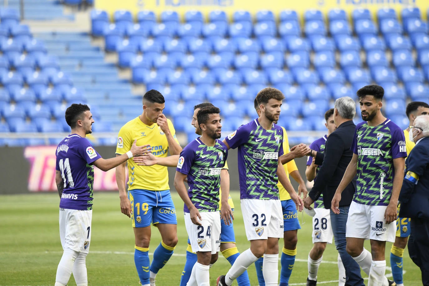 El Málaga empata en Las Palmas (1-1). 