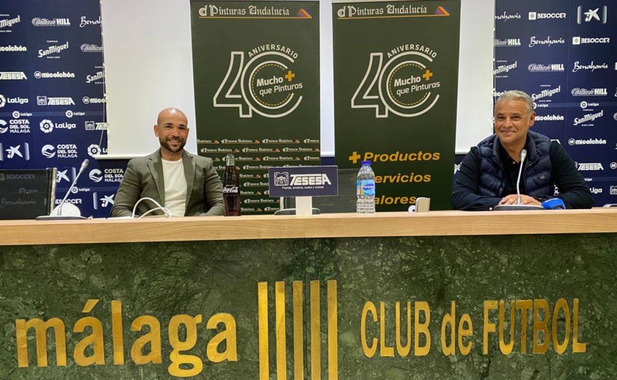 Manolo Gaspar y Sergio Pellicer coincidieron ayer por la tarde en la presentación de la Academia de Valores. 