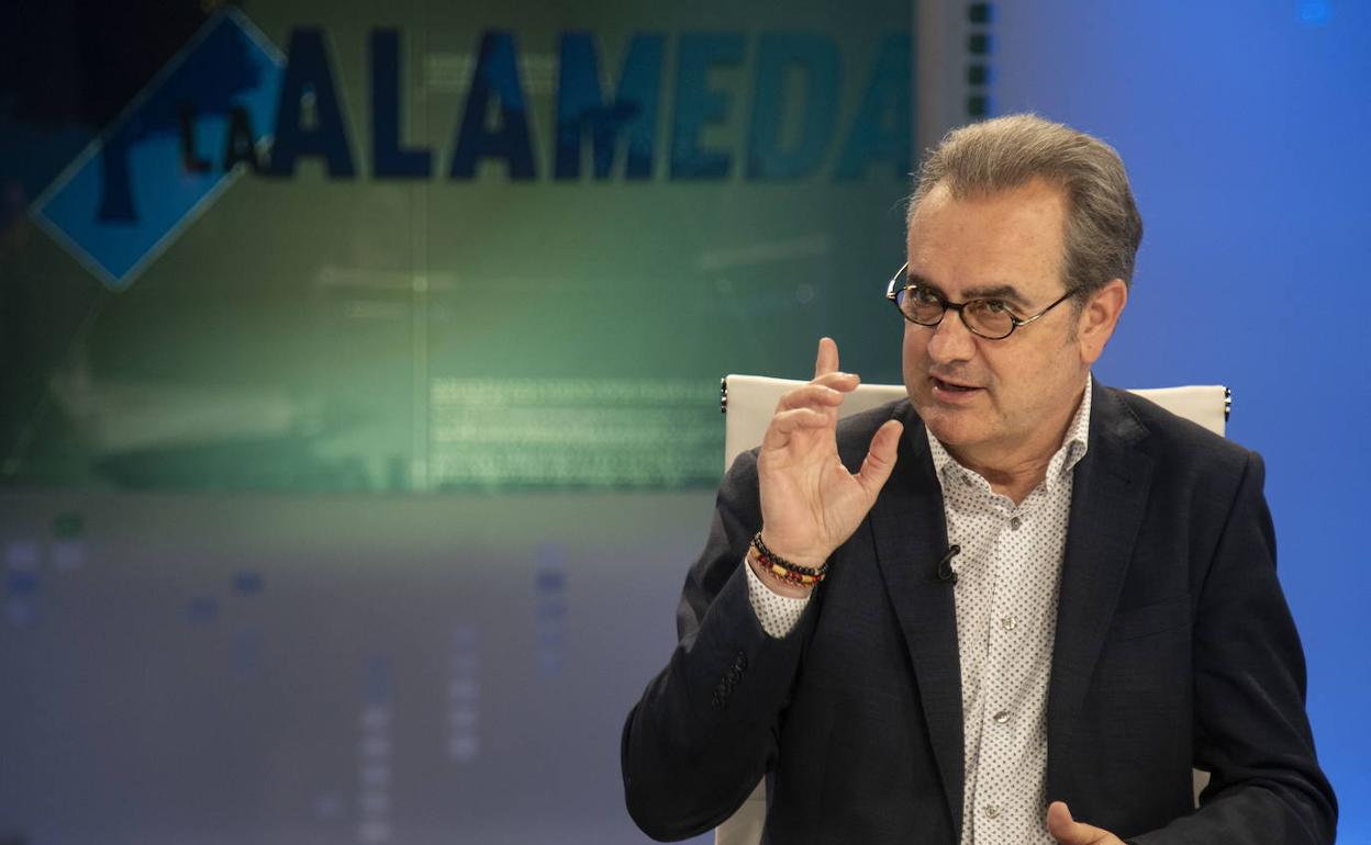 Juan Antonio Vigar, durante su participación en el programa 'La Alameda' de la semana pasada. 