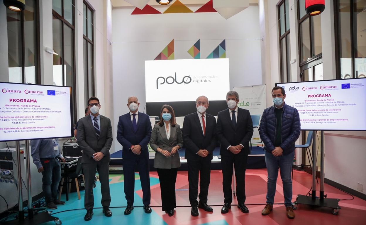 Presentación del nuevo convenio de colaboración. 