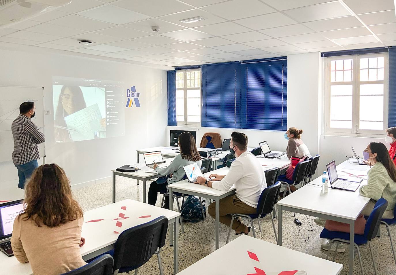 Alumnado de Marketing de Cesur Málaga.