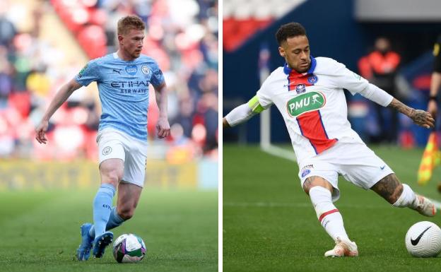 Neymar y De Bruyne, dos maestros para marcar el ritmo