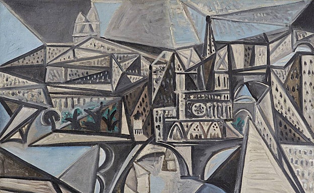 'Ile de la Cité - vista de Notre-Dame de París' (1945), obra de Picasso. 